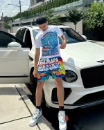 SB Studios Blue Chrome T Shirt (4)