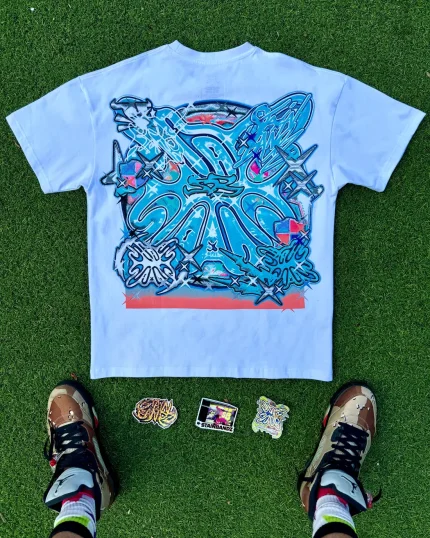 SB Studios Blue Chrome T Shirt (6)