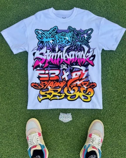SB Studios BluePinkOrange Logo Shirt (1)
