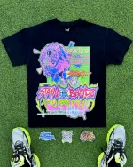 SB Studios Broken Trophy White T Shirt Black (1)