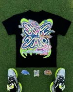 SB Studios Broken Trophy White T Shirt Black (6)