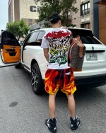 SB Studios RedYellowGreen Logo Shirt (2)