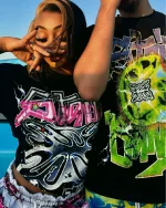 SB Studios Stainbandz Pink Rain T Shirt (10)
