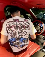SB Studios Stainbandz Pink Rain T Shirt (11)