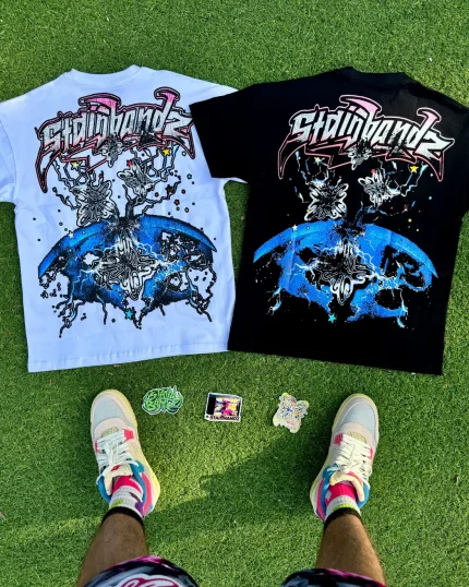 SB Studios Stainbandz Pink Rain T Shirt (13)