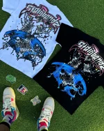 SB Studios Stainbandz Pink Rain T Shirt (4)