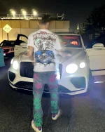 SB Studios Stainbandz Pink Rain T Shirt (5)