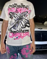 SB Studios Stainbandz Pink Rain T Shirt (6)