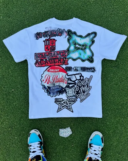 SB Studios Stars Shirt White (3)